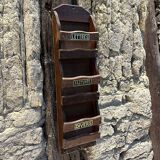 Porte lettres classeur courrier en bois