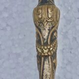 Pair of candlesticks old decor medallion a l antique signed F.Barbedienne