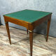 Table a jeux Louis XVI en marqueterie de bois nobles