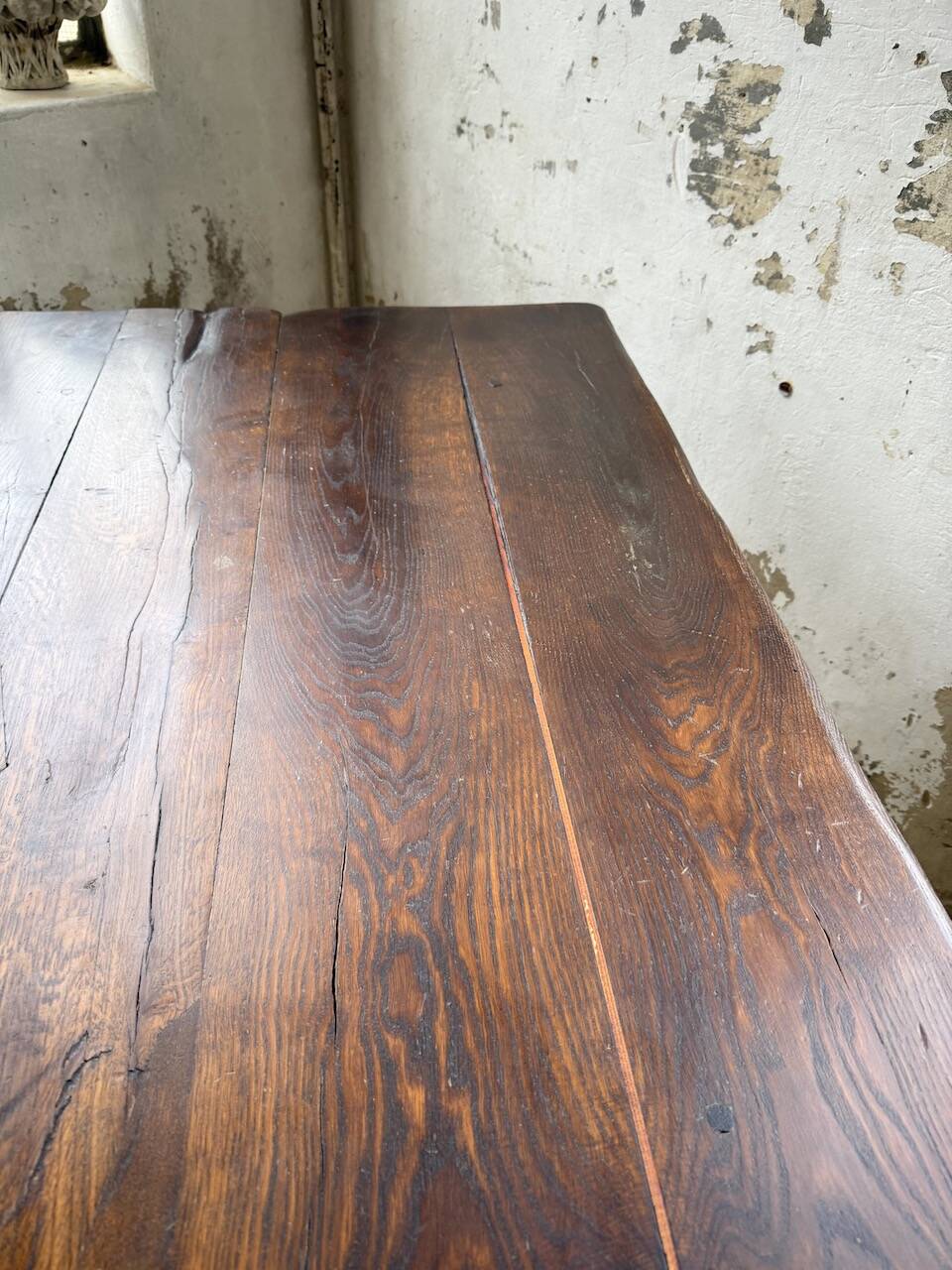 Table de monastère XXL en chêne, 19ème s.