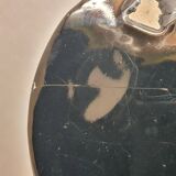 Large Longwy Emaux Dish Model Tropic D35 CM To Hang Or Other Decoration