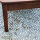 Oak farmhouse coffee table 1 drawer nineteenth century feet bobbins