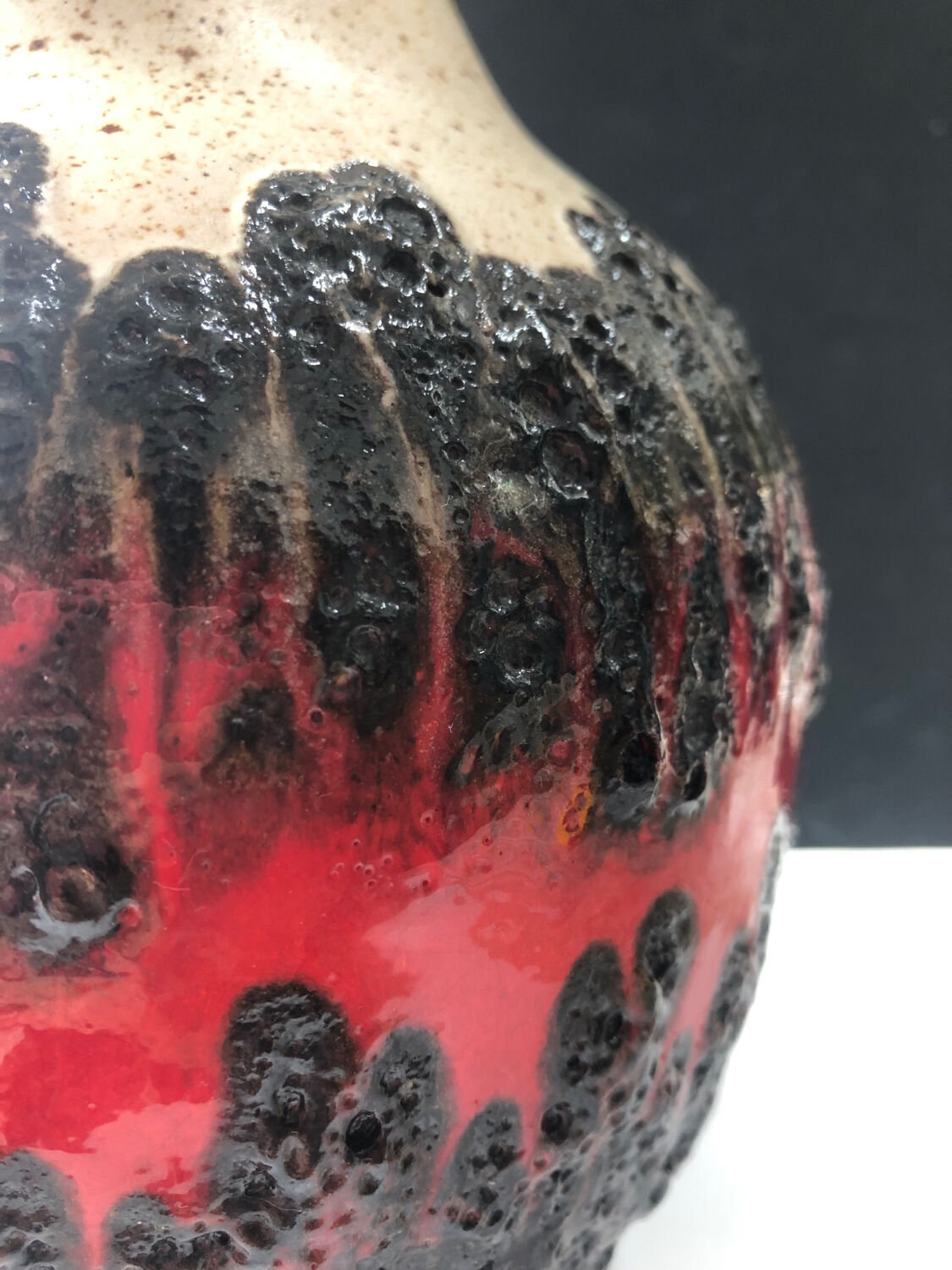 Vase fatlava Bay Keramik West Germany