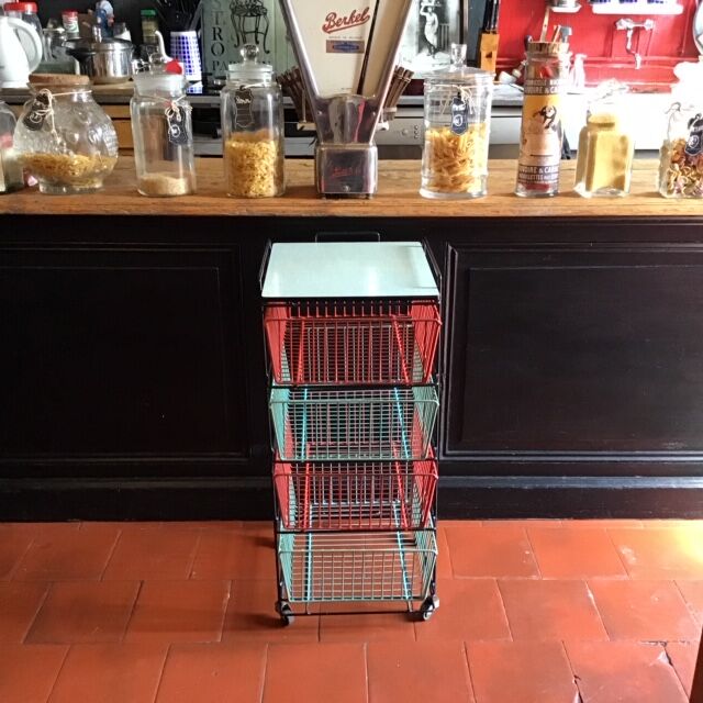 Serving table 4 drawers for kitchen storage