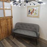 Plafonnier style années 1950/lampe Sputnik, 12 lumières