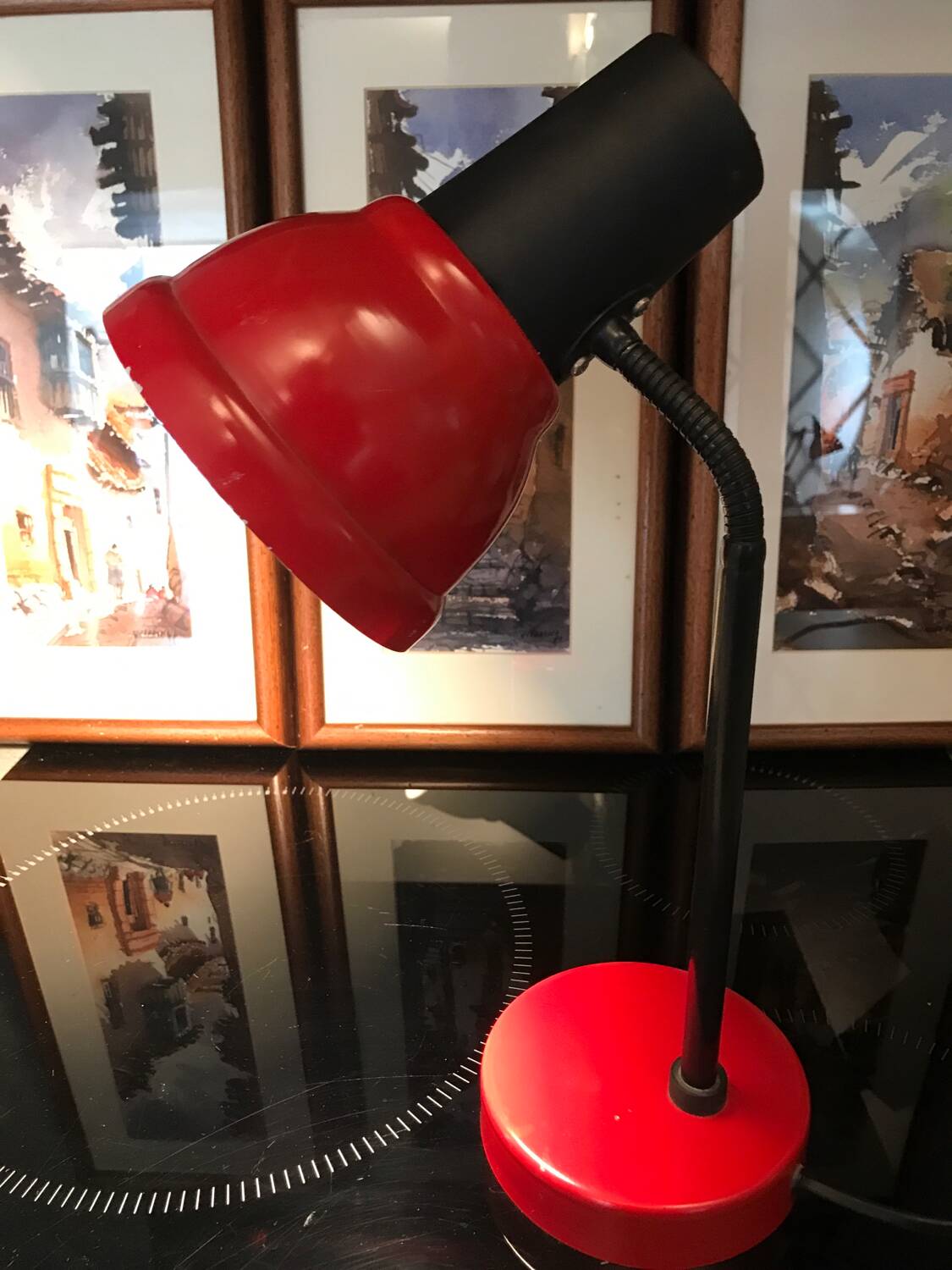 Massive 70s desk lamp
