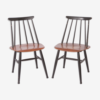 Pair vintage chairs ilmari tapiovaara for asko 1960s finland