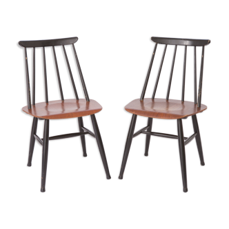 Paire de chaises vintage Ilmari Tapiovaara pour Asko 1960 Finlande