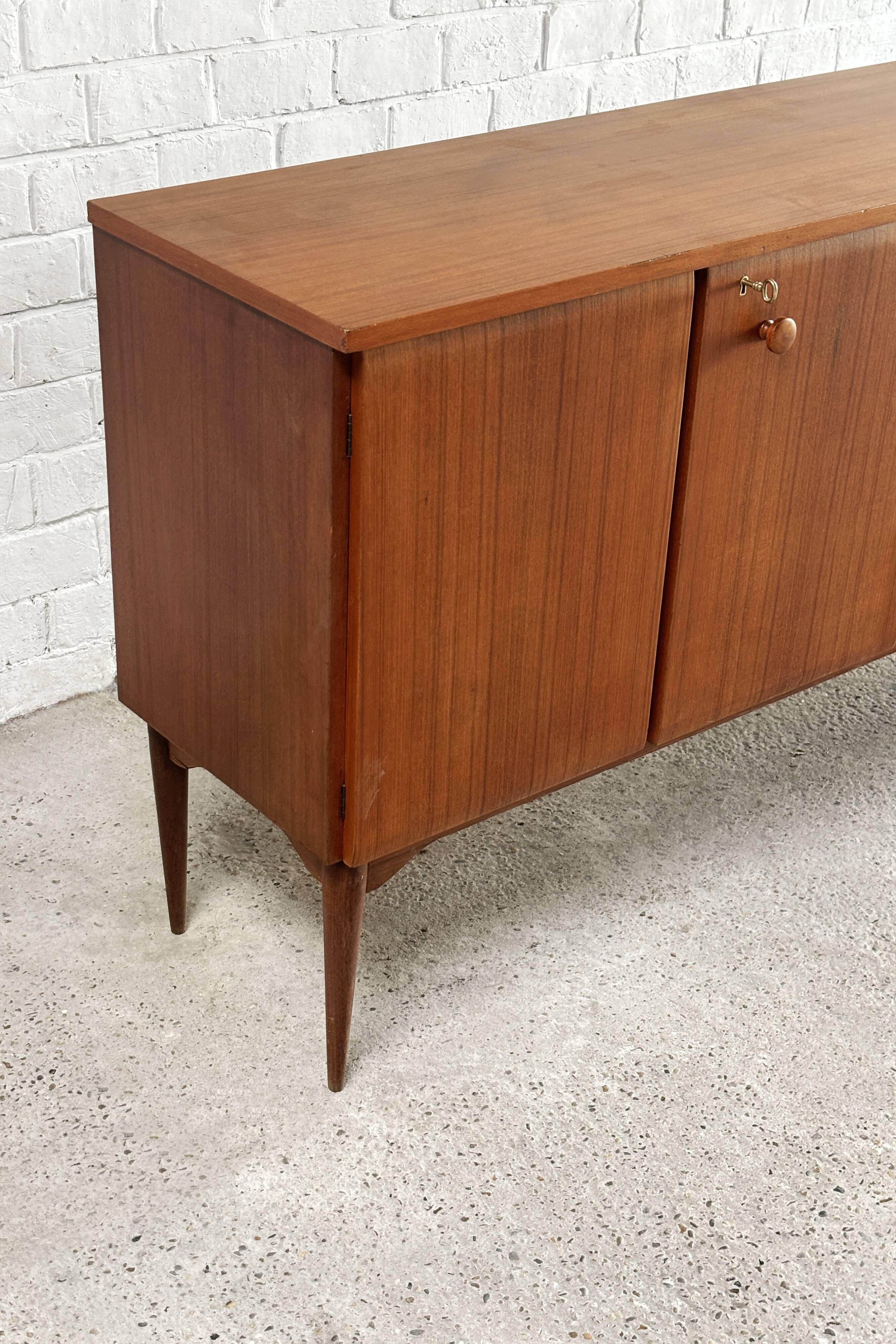 Italian Modernist Teak Sideboard, 1960's