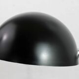 Black and chrome metal desk lamp