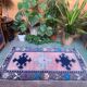 Old turkish Oushak rug 148x85 cm vintage