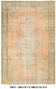 Orange vintage turkish rug, 6x9 feet vintage pastel orange carpet
