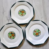 Old plates decor "art nouveau"