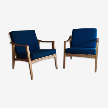 Pair of Scandinavian chairs 70s