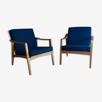 Paire de chaises scandinave années 70