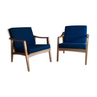 Pair of Scandinavian chairs 70s