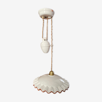 Suspension chandelier with counterweight