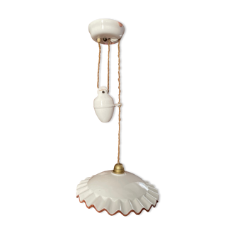 Lustre suspension avec contrepoids