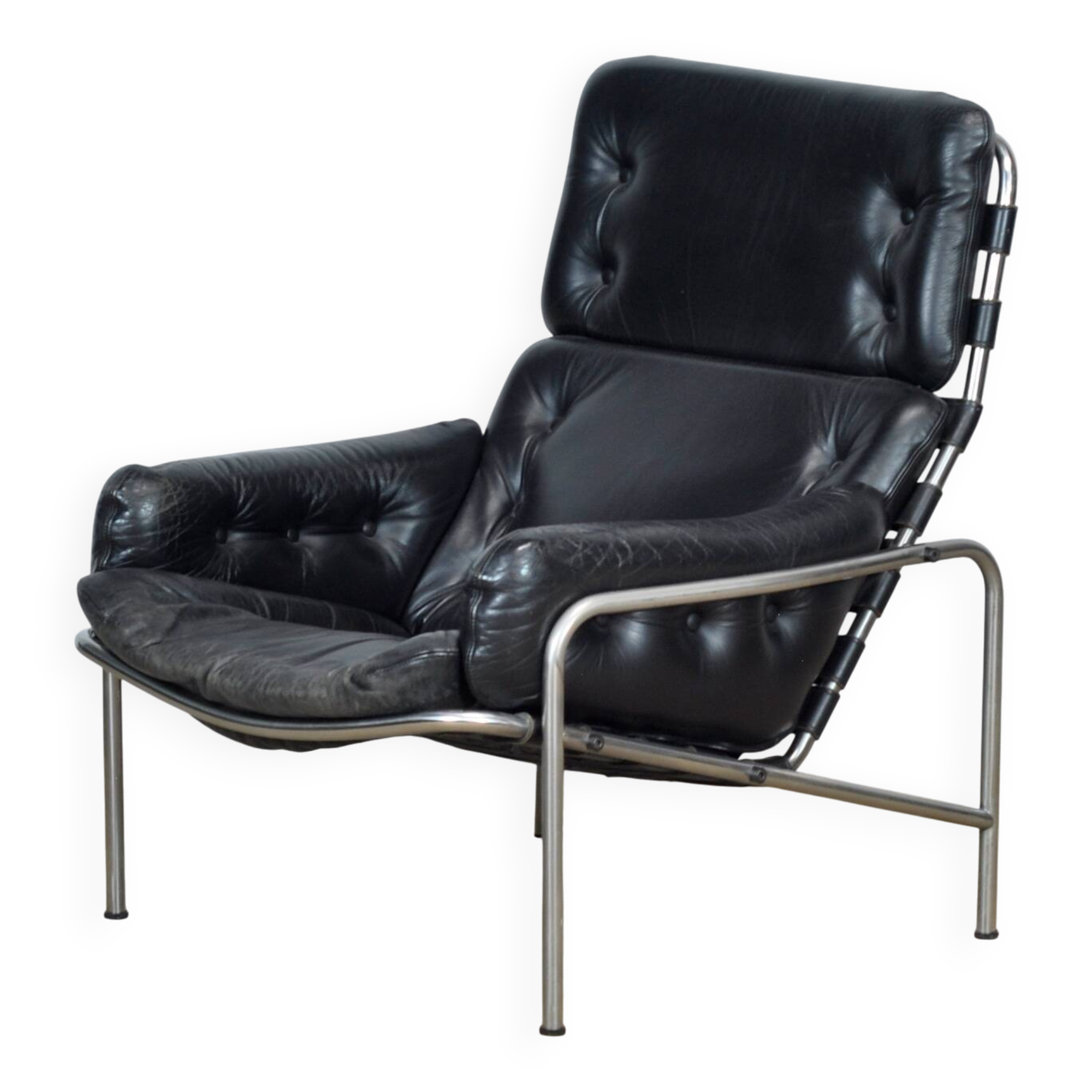 Nagoya SZ09 black lounge chair by Martin Visser, 1960s