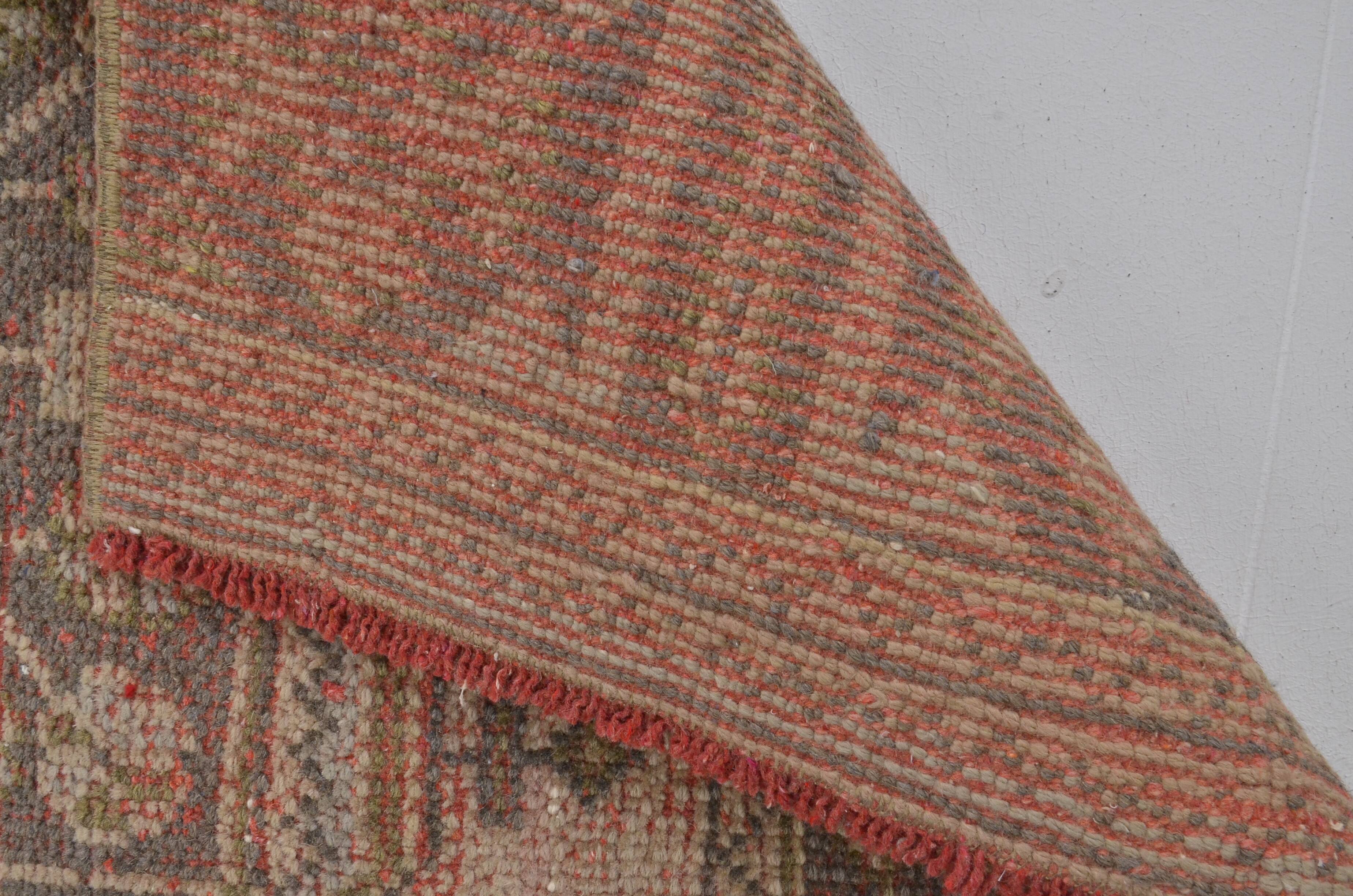 Oushak handmade vintage runner rug sku c112