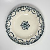 Lot of Plate, Platter, Ramier and Soup Tureen, Iron Earth, "Excelsior" service, E. Bourgeois, late 19th century