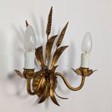 Pair of wheat ear wall lights