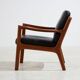 Canapé Senator en Cuir par Ole Wanscher pour France & Søn, 1960s, Set de 3 (MK10221)