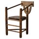 Chaise moine sculptée en chêne massif, Wabi Sabi, suédoise, début du 20ème siècle