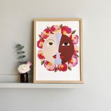 Poster "we" flowers