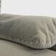 Cassina Maralunga 3-Seater Sofa by Vico Magistretti in grey striped fabrics