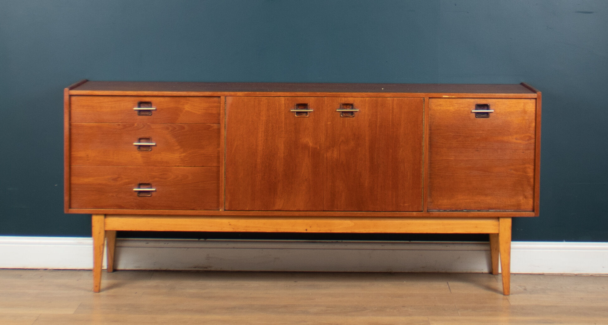 Retro Teak 1960s Stonehill Mid Century Sideboard