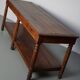Antique oak 19th century French rustic console / drapers or side table