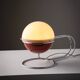 Formland red Space Age table lamp by Sidse Werner & Leif Alring for Fog & Mørup, Denmark, 1970s