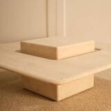 Saturn travertine table