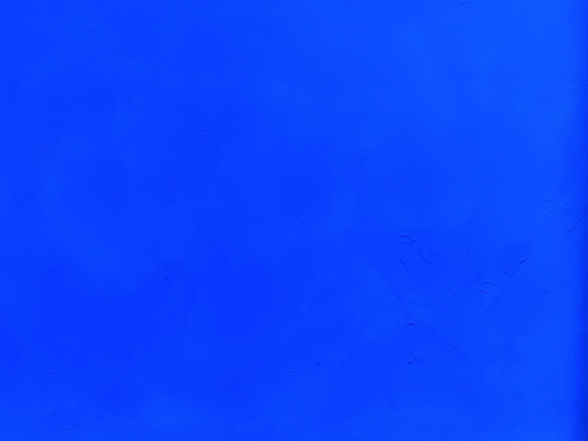 Large Klein blue painting