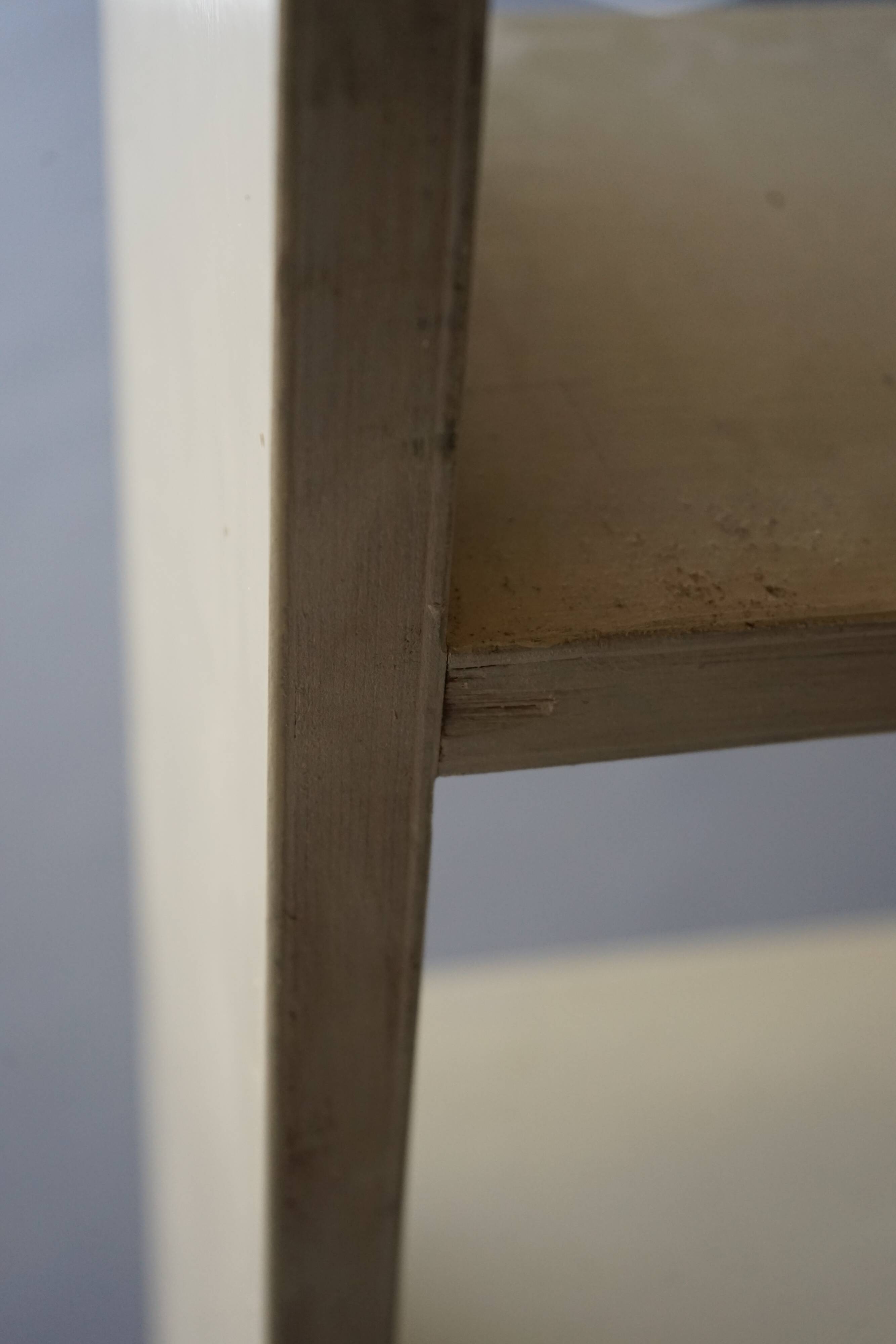 A Dutch wooden 1940s shelving unit in Modernist style