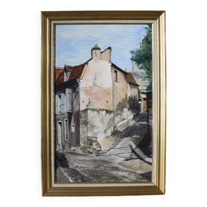 Huile sur toile J. Alonso