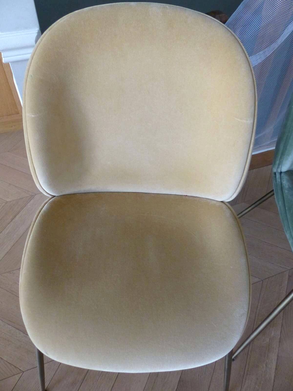 Set of 8 "Beetle Dining Chairs" by GUBI designed by GamFratesi