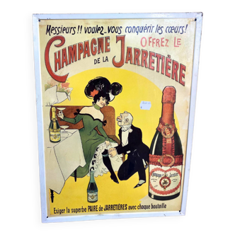 Plaque Champagne de la Jarretière