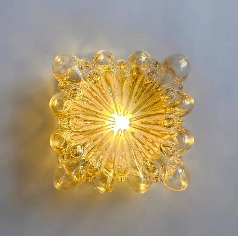 Rare Midcentury Flush Mount Limburg, Helena Tynell, Germany, 1970s