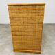 Commode rotin vintage