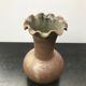 Former vase ball Accolay ceramics brown col corolle vintage