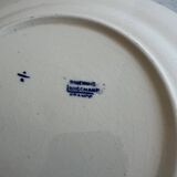 Longchamp France dinner plates, Rouennais model