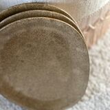3 stoneware cups