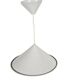 Vintage - Post Modern - UFO pendant lamp - Louis Poulsen style - enamel - 8