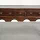 English dresser from the early 18th century made of oak with patina
