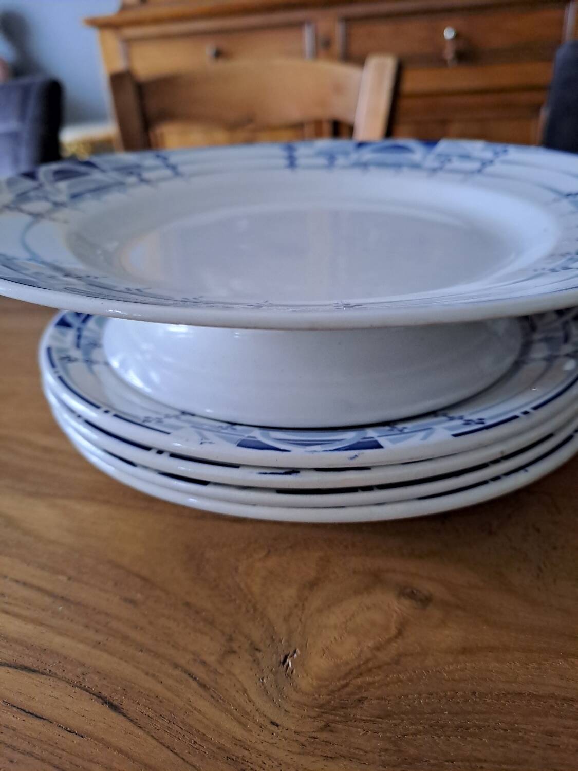 Antique dessert plates