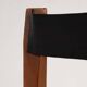 Pierre Chapo. Series of 8 "S11" chairs in elm and leather. 1960s-70s.