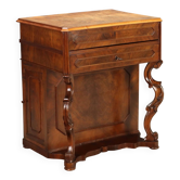Antique Louis-Philippe hairdresser in walnut and cherry, 19th century.