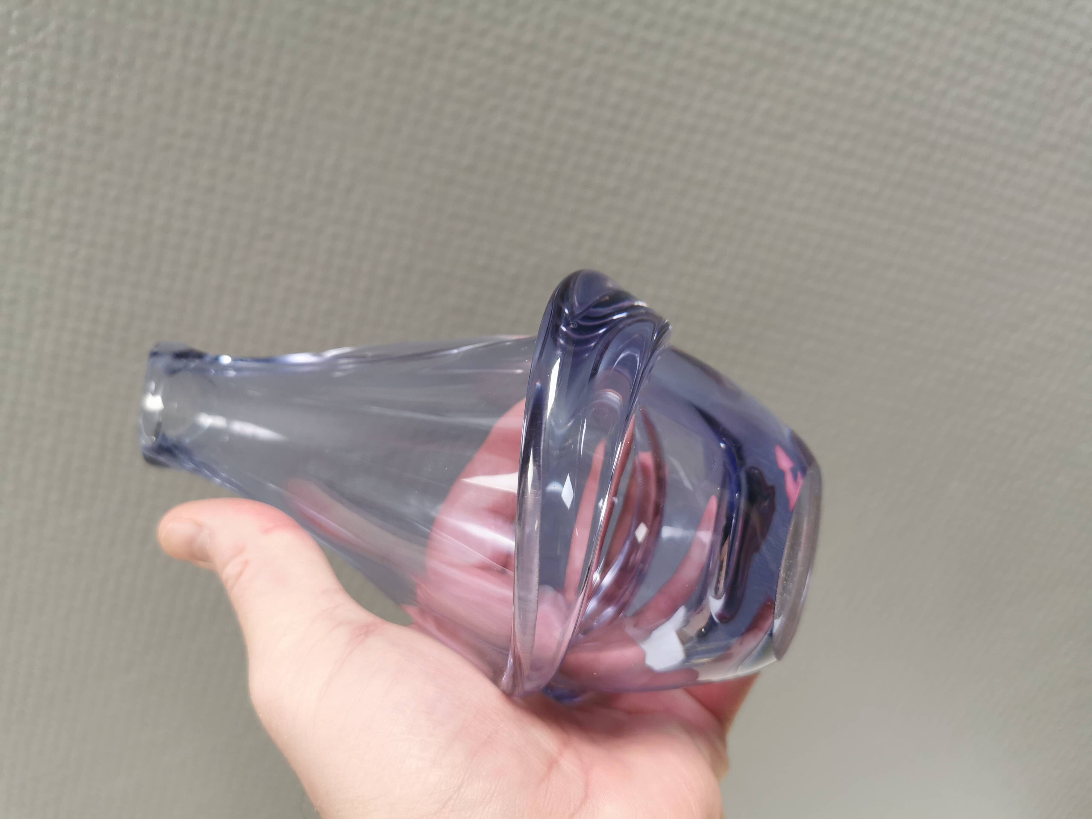 Bohemian vase by Frantisek Zemek Czech Republic 1950-60s